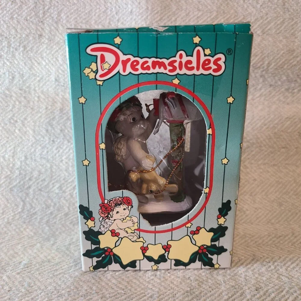 Vintage Cavanagh Dreamsicles Cherub Christmas ornament- 1997